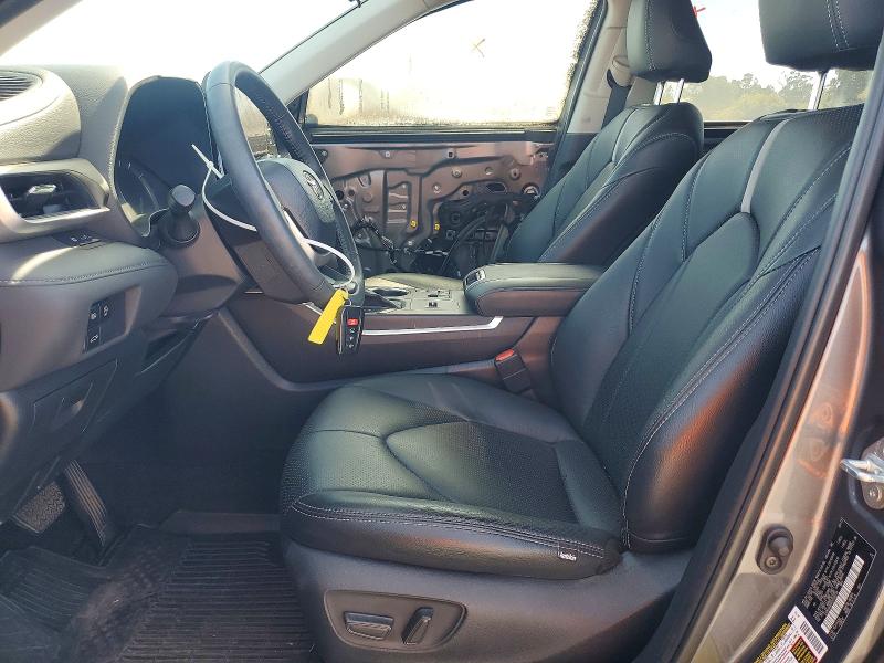 2023 Toyota Highlander VIN 5TDKDRAH6PS509734 COPART salvage auction — BURN, Ca - Salvage Certificate, sold $15,200 on 2026-07-13 (photo 7)