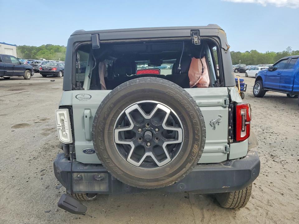2024 Ford Bronco VIN 1FMDE8BHXRLA25340 COPART salvage auction — ROLLOVER, GA - CERT OF TITLE-SALVAGE, sold $7,100 on 2026-07-30 (photo 6)