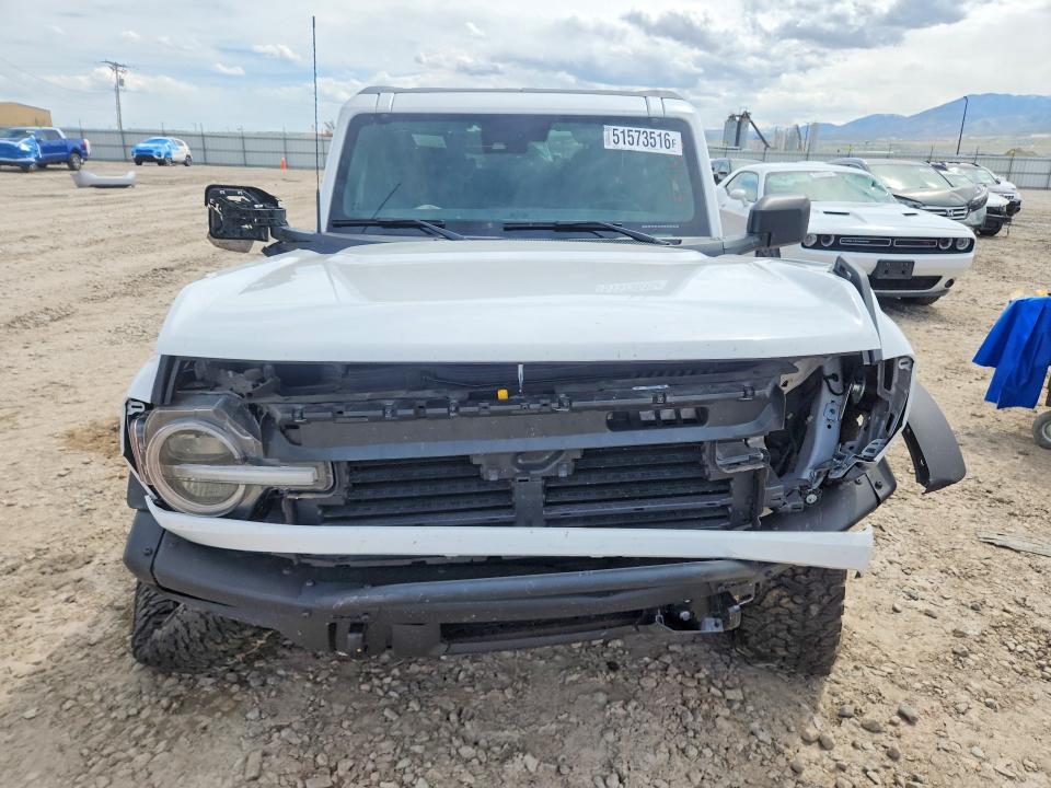 2024 Ford Bronco VIN 1FMEE9BP1RLA07634 COPART salvage auction — FRONT END, Ut - Salvage Certificate, sold $11,800 on 2026-07-02 (photo 5)
