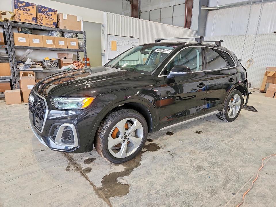 2024 Audi Q5 VIN WA1FAAFY2R2006789 COPART salvage auction — REAR END, Ne - Cert Of Title-Salvage, sold $18,600 on 2026-07-21 (photo 1)