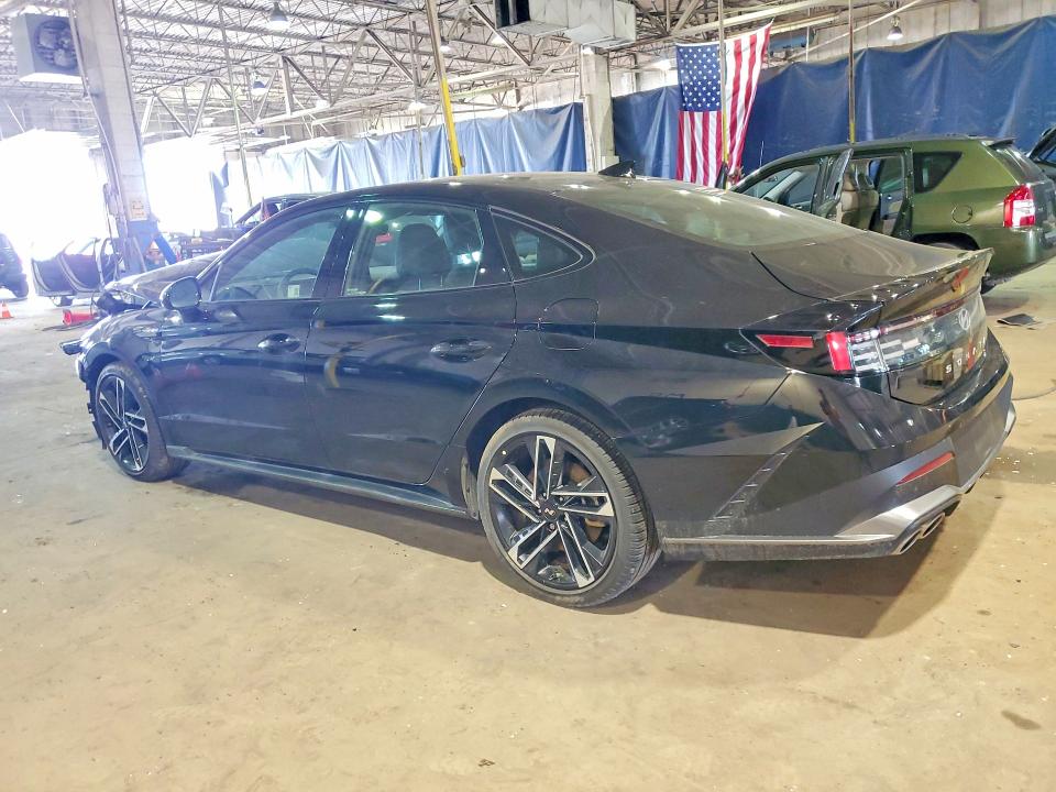 2025 Hyundai Sonata VIN KMHL54JC6SA496347 COPART salvage auction — FRONT END, Mi - Scrap Certificate Of Title, sold $6,200 on 2026-07-05 (photo 2)