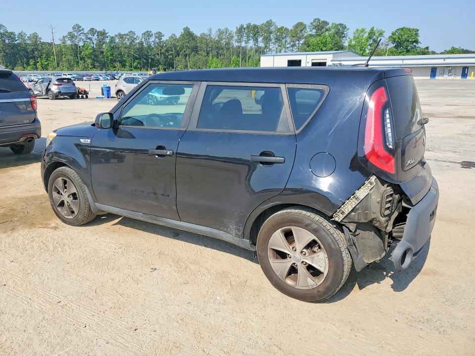2016 Kia Soul VIN KNDJN2A23G7400637 COPART salvage auction — REAR END, Sc - Cert Of Title-Salvage, sold $1,150 on 2026-07-27 (photo 2)