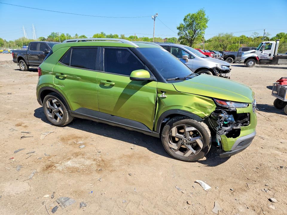 2022 Hyundai Venue VIN KMHRC8A32NU154159 COPART salvage auction — FRONT END, Md - Cert Of Salvage > 75% Damage, sold $1,900 on 2026-07-23 (photo 4)