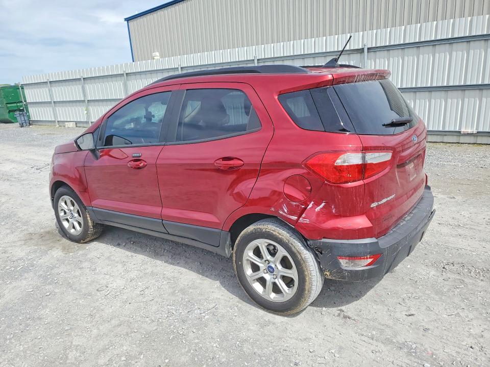 2021 Ford Ecosport VIN MAJ3S2GE1MC453395 COPART salvage auction — ENGINE BURN, Nc - Parts Only-Record Of Sale, sold $175 on 2026-07-29 (photo 2)