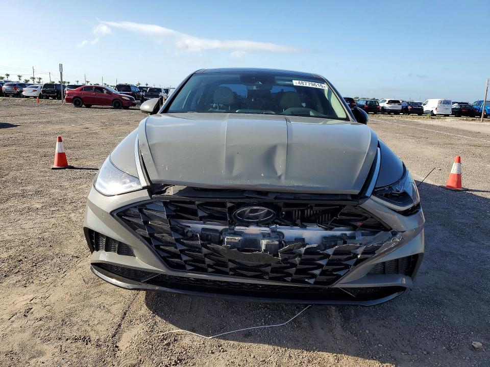 2020 Hyundai Sonata VIN 5NPEH4J29LH050604 COPART salvage auction — FRONT END, Salvage Title, sold $7,300 on 2026-07-13 (photo 5)