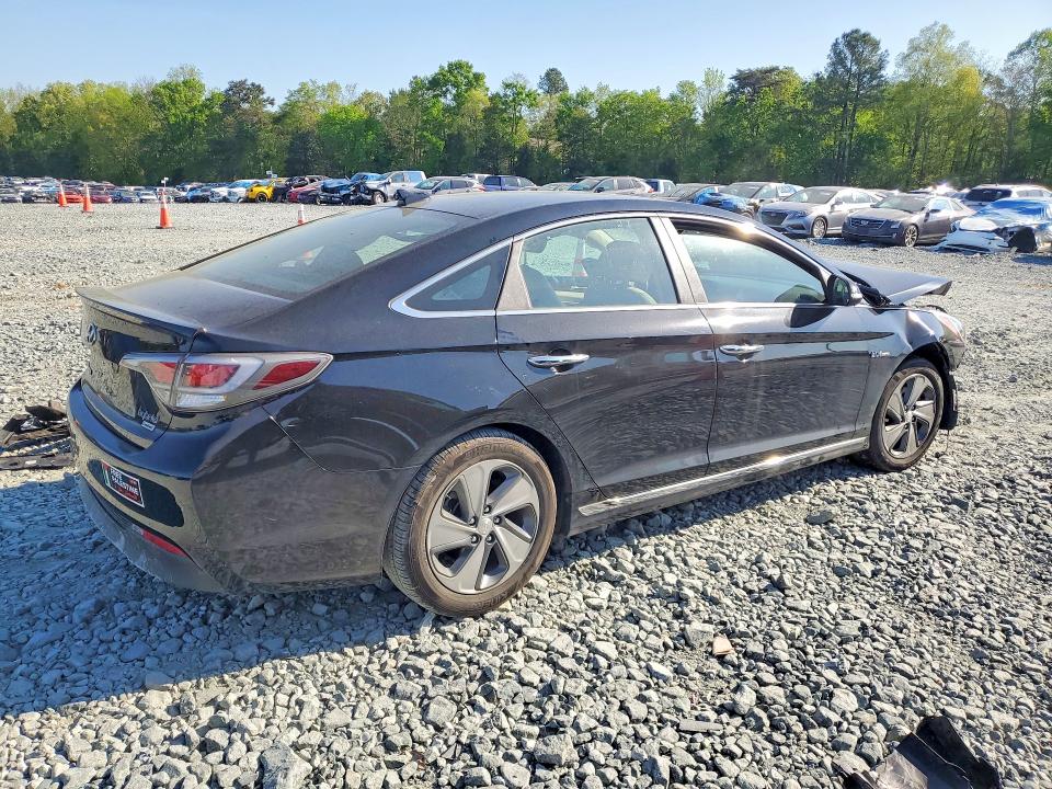 2016 Hyundai Sonata VIN KMHE34L12GA018069 COPART salvage auction — FRONT END, Nc - Salvage Certificate Of Title, sold $500 on 2026-07-08 (photo 3)