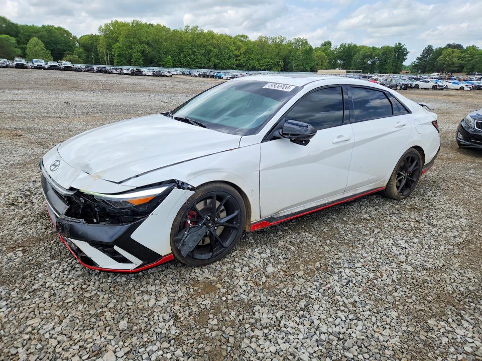 2025 Hyundai VIN KMHLW4DK4SU031337 COPART salvage auction — FRONT END, Id - Salvage Certificate Of Title, sold $9,800 on 2026-07-13 (photo 1)