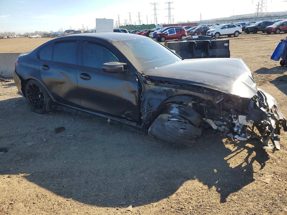 2023 BMW M3 VIN WBS43AY05PFP72772 COPART salvage auction — Front End, IL - SALVAGE CERTIFICATE, sold $23,100 on 2026-05-21 (photo 4)