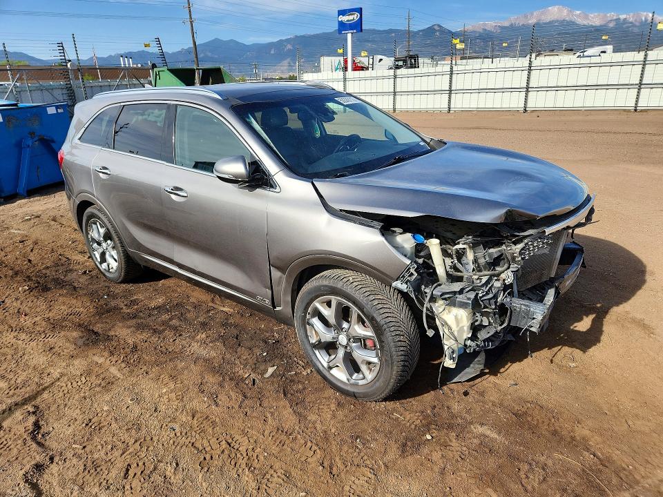 2018 Kia Sorento VIN 5XYPKDA54JG377842 COPART salvage auction — FRONT END, Salvage Title, sold $2,050 on 2026-07-20 (photo 4)