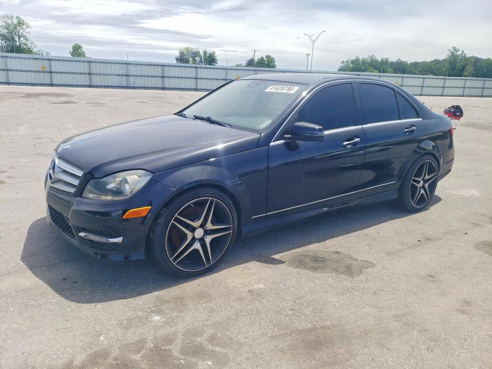 2013 Mercedes-benz C class VIN WDDGF5HB2DA849522 COPART salvage auction — FRONT END, Nc - Salvage Certificate Of Title, sold $2,650 on 2026-07-07 (photo 1)