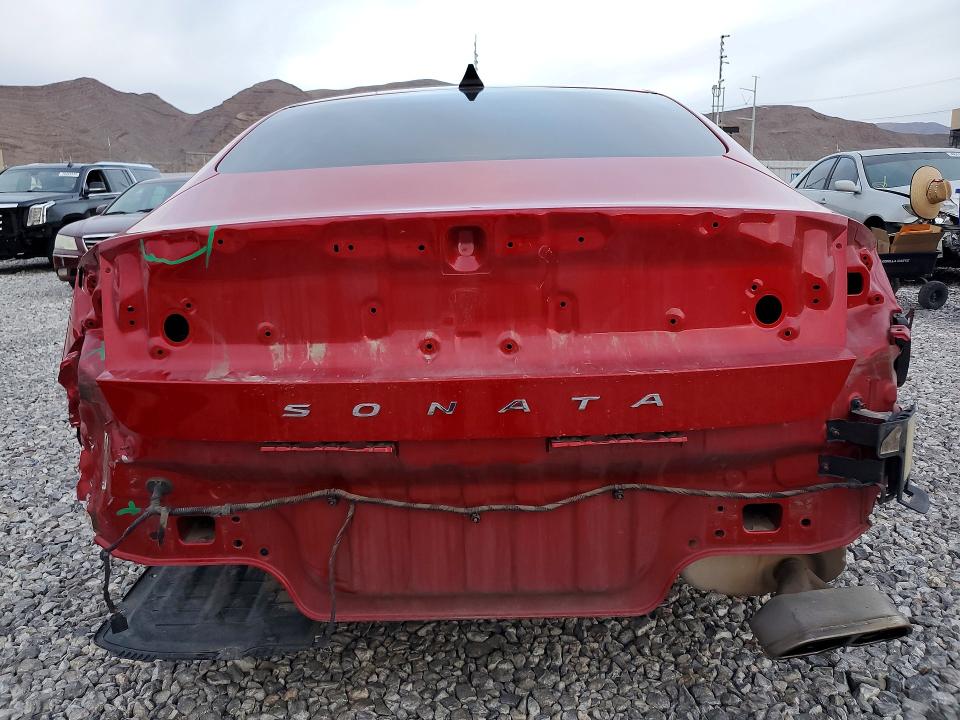 2021 Hyundai Sonata VIN 5NPEL4JA5MH064250 COPART salvage auction — REAR END, Nv - Salvage Title, sold $5,100 on 2026-07-15 (photo 6)
