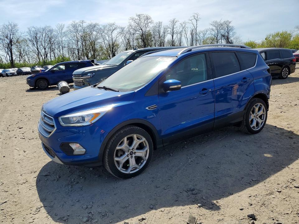 2018 Ford Escape VIN 1FMCU9J9XJUB87613 COPART salvage auction — REAR END, Md - Cert Of Salvage > 75% Damage, sold $1,700 on 2026-07-02 (photo 1)