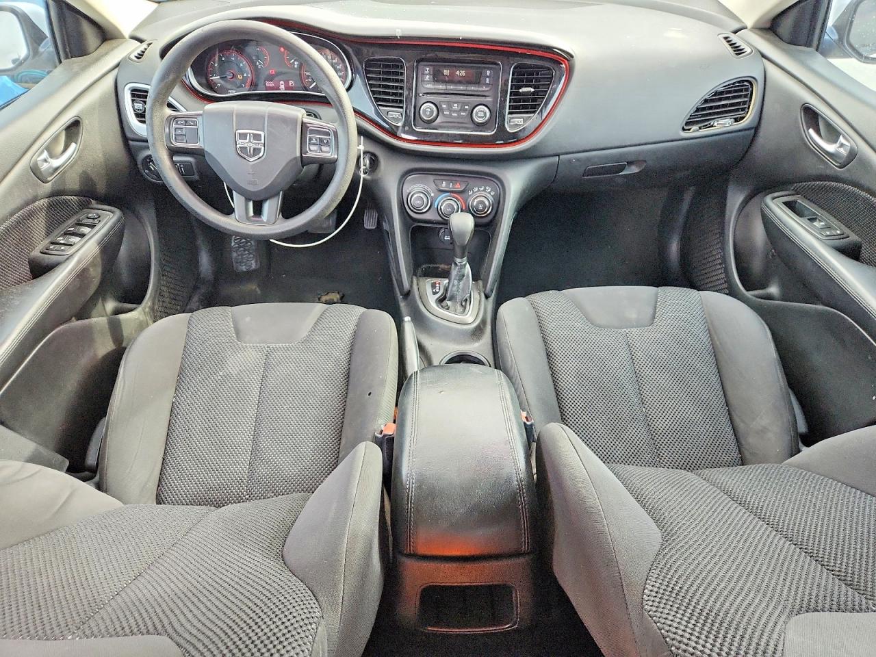 2016 Dodge Dart VIN 1C3CDFAAXGD661456 COPART salvage auction — Front End, TX - SALVAGE VEHICLE TITLE, sold $375 on 2026-07-09 (photo 8)