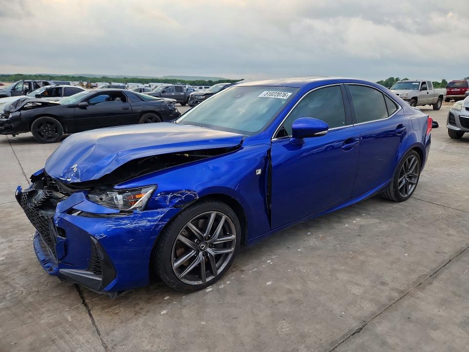 2019 Lexus Is VIN JTHBA1D20K5087670 COPART salvage auction — FRONT END, Tx - Salvage Vehicle Title, sold $200 on 2026-07-30 (photo 1)