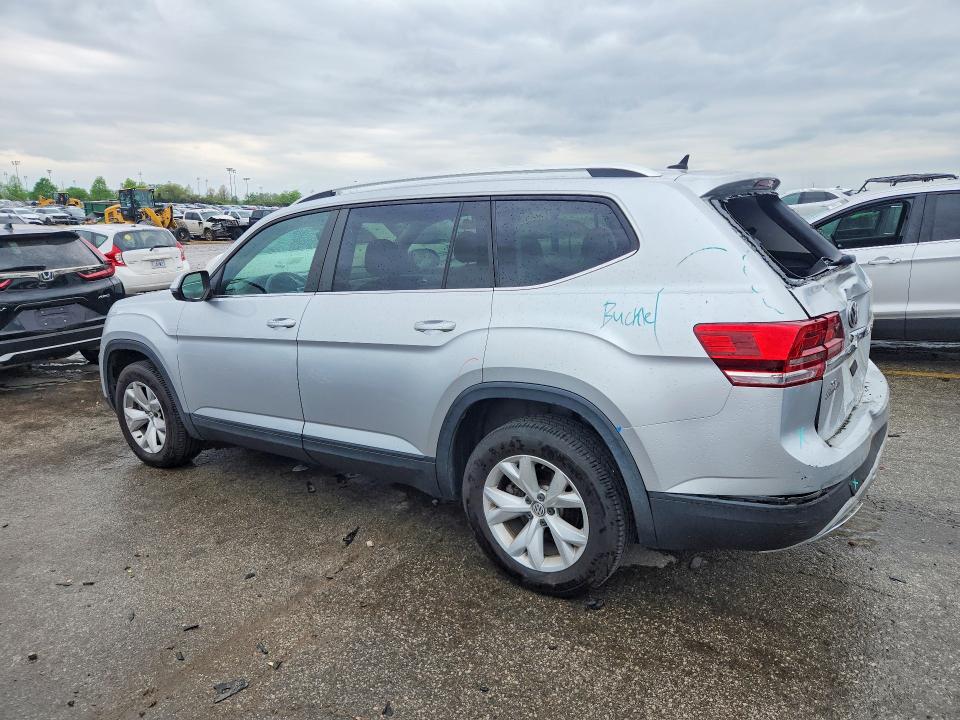2018 Volkswagen Atlas VIN 1V2CR2CA2JC574861 COPART salvage auction — REAR END, Mo - Salvage Certificate Of Title, sold $5,700 on 2026-07-10 (photo 2)
