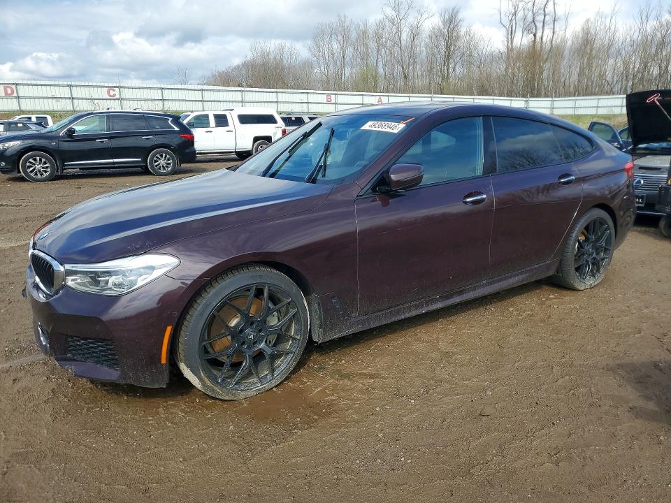 2018 BMW 6er VIN WBAJV6C55JBJ99274 COPART salvage auction — WATER/FLOOD, Mi - Cert Of Title-Flood Vehicle, sold $2,200 on 2026-07-29 (photo 1)