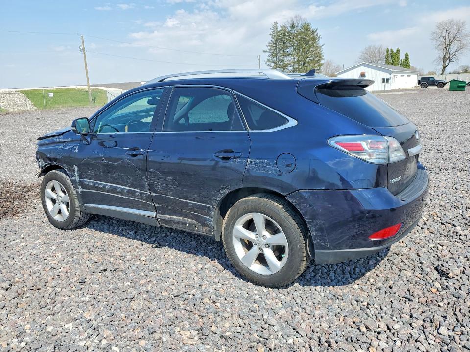 2010 Lexus Rx VIN 2T2BK1BA3AC010734 COPART salvage auction — FRONT END, In - Cert Of Title-Salvage Title, sold $2,550 on 2026-07-02 (photo 2)
