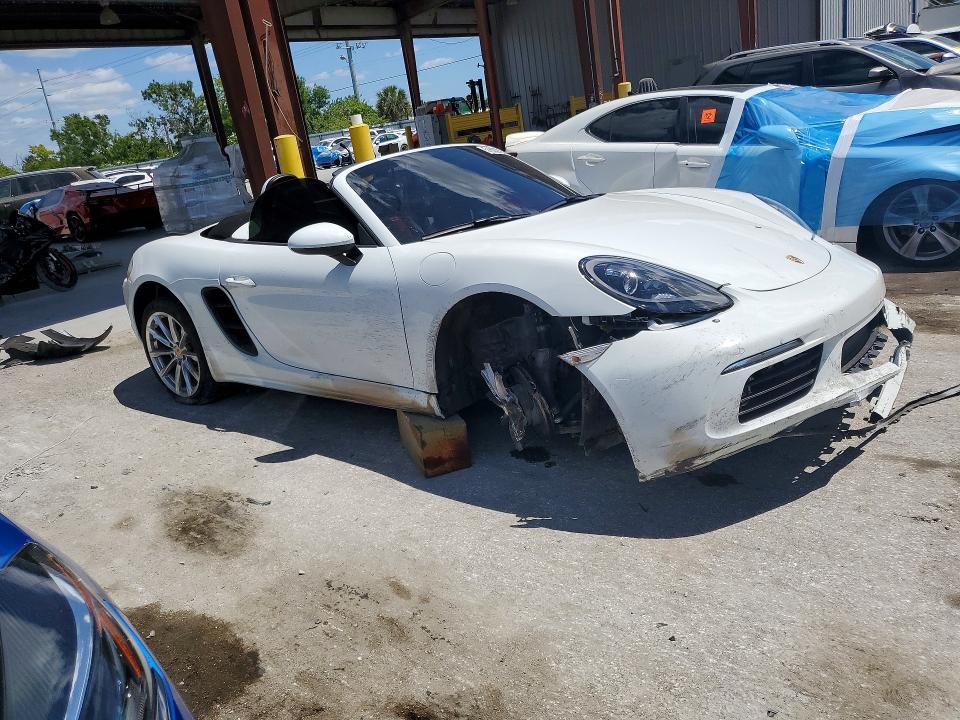 2017 Porsche Boxster VIN WP0CA2A88HS220979 COPART salvage auction — FRONT END, Fl - Cert Of Title Slvg Rebuildable, sold $15,900 on 2026-07-24 (photo 4)