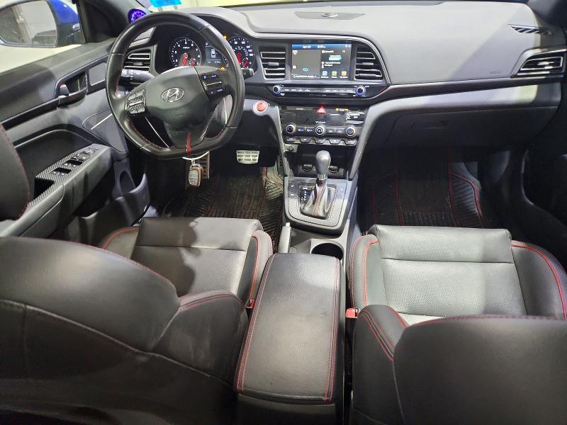 2020 Hyundai Elantra VIN KMHD04LBXLU070331 COPART salvage auction — REAR END, Nh - Cert Of Title-Salvage, sold $3,500 on 2026-07-28 (photo 8)