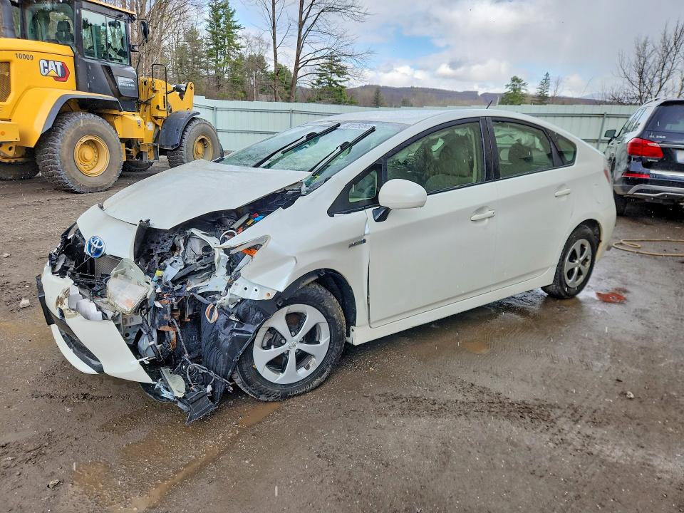 2015 Toyota Prius VIN JTDKN3DU0F1876188 COPART salvage auction — FRONT END, Vt - Cert Of Title-Salvage Vehicle, sold $1,750 on 2026-07-20 (photo 1)