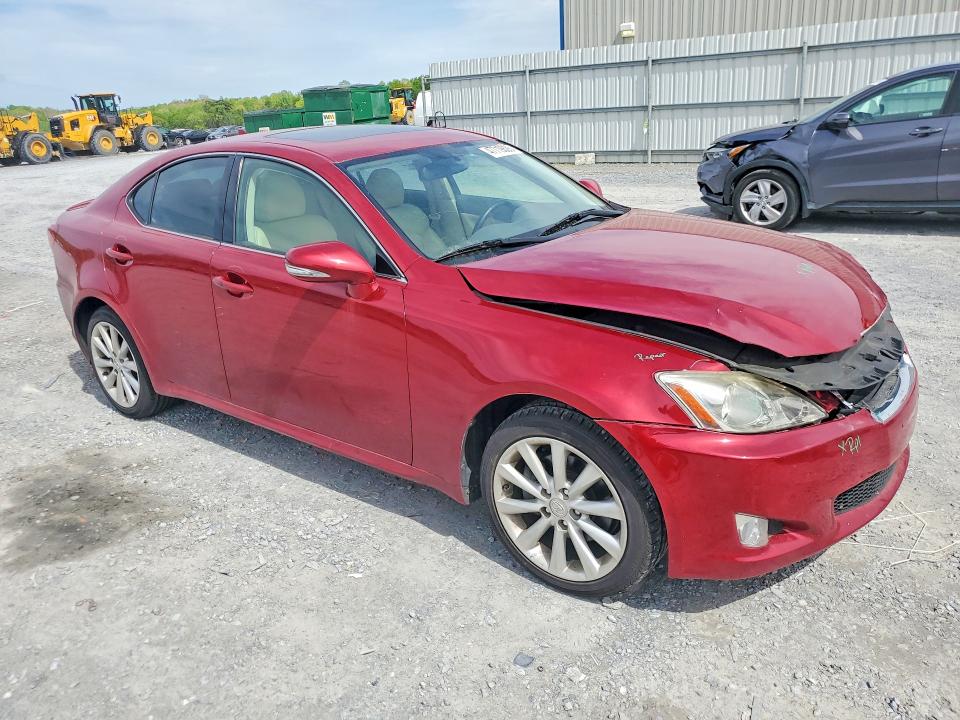2009 Lexus Is 250 VIN JTHCK262695029187 COPART salvage auction — FRONT END, Nc - Salvage Certificate Of Title, sold $3,500 on 2026-07-08 (photo 4)