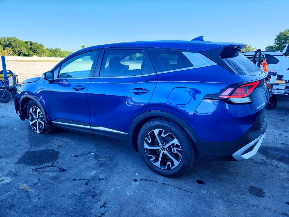 2025 Kia Sportage VIN 5XYK33DF4SG296458 COPART salvage auction — FRONT END, Fl - Cert Of Title Slvg Rebuildable, sold $9,900 on 2026-07-13 (photo 2)