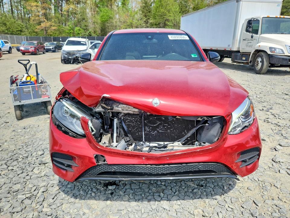 2019 Mercedes-benz Glc VIN WDC0J4KB3KF658845 COPART salvage auction — FRONT END, Md - Cert Of Salvage > 75% Damage, sold $9,200 on 2026-07-24 (photo 5)