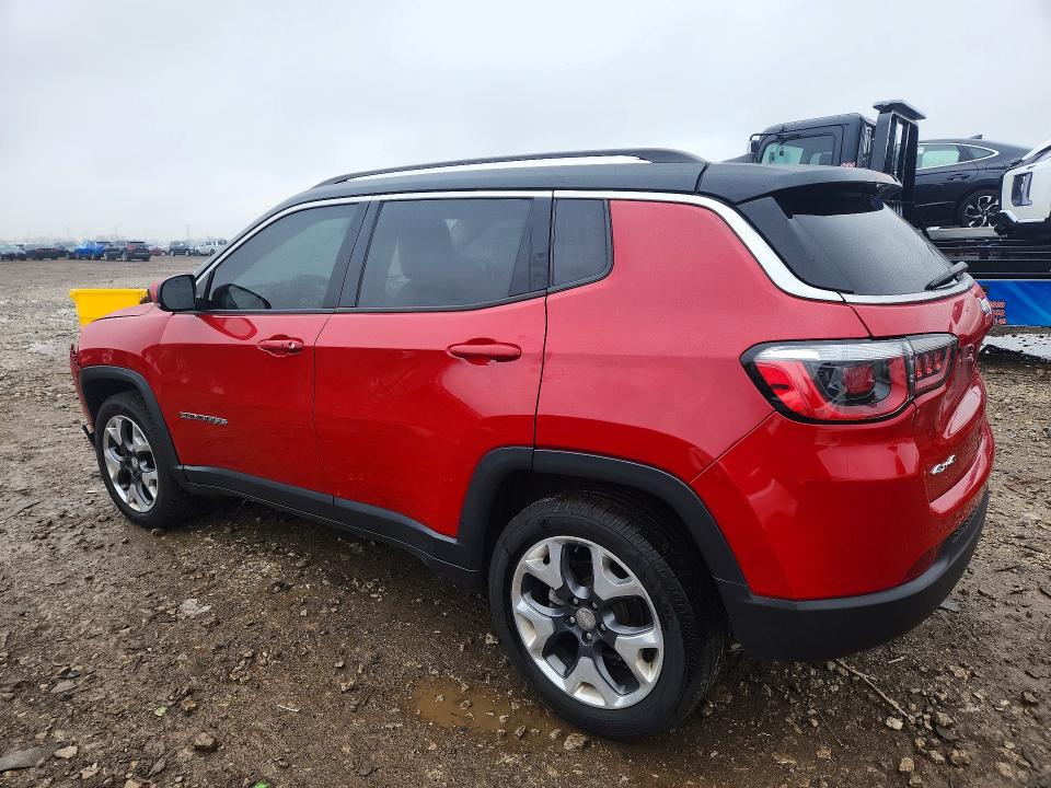 2017 Jeep Compass VIN 3C4NJDCB2HT635369 COPART salvage auction — FRONT END, Il - Salvage Certificate, sold $3,250 on 2026-07-03 (photo 2)
