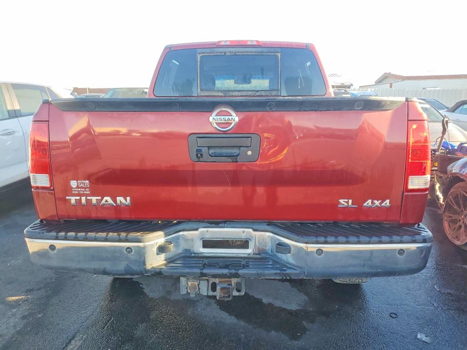 2014 Nissan TITAN VIN 1N6AA0EC1EN501815 COPART salvage auction — FRONT END, Az - Certificate Of Title, sold $850 on 2026-07-08 (photo 6)