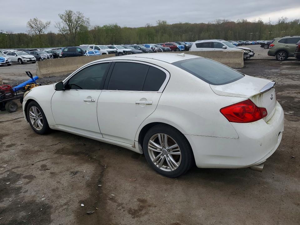 2013 Infiniti G VIN JN1CV6APXDM723045 COPART salvage auction — MINOR DENT/SCRATCHES, Salvage Title, sold $500 on 2026-07-16 (photo 2)