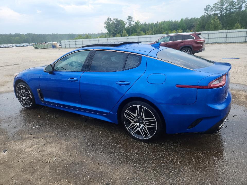 2018 Kia Stinger VIN KNAE55LC9J6028708 COPART salvage auction — REAR END, Sc - Cert Of Title-Salvage, sold $6,800 on 2026-07-13 (photo 2)