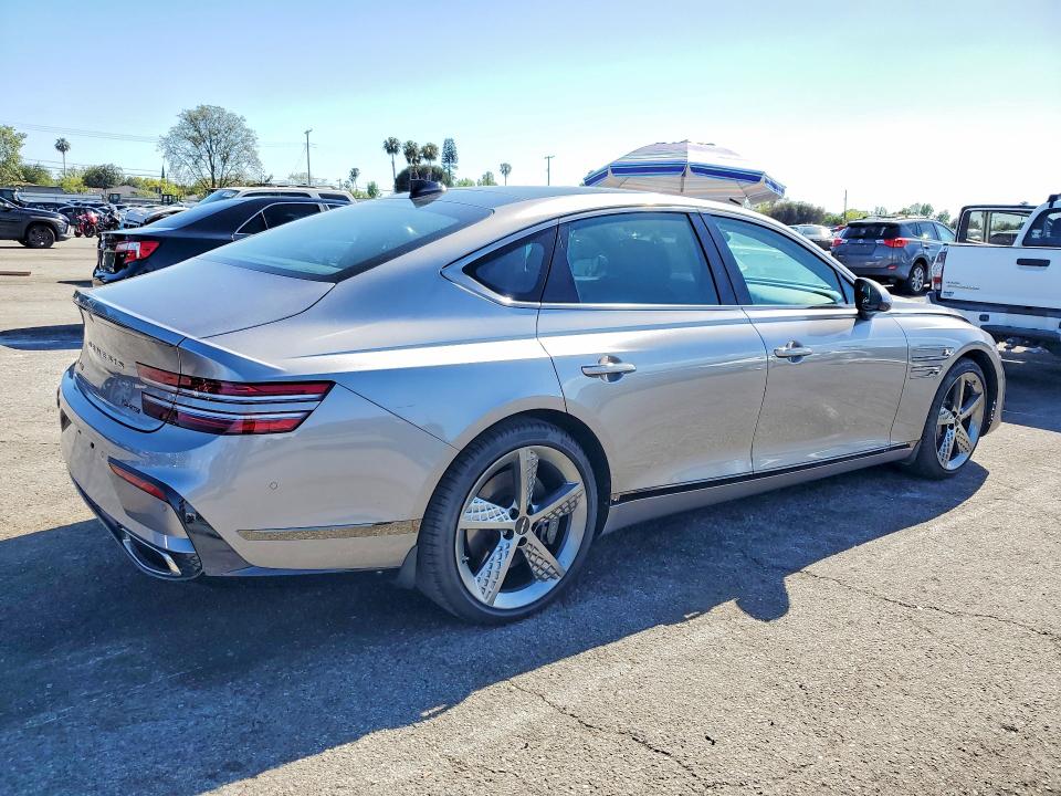 2025 Genesis G80 VIN KMTGG4SD5SU259615 COPART salvage auction — FRONT END, Ca - Salvage Certificate, sold $19,900 on 2026-07-03 (photo 3)