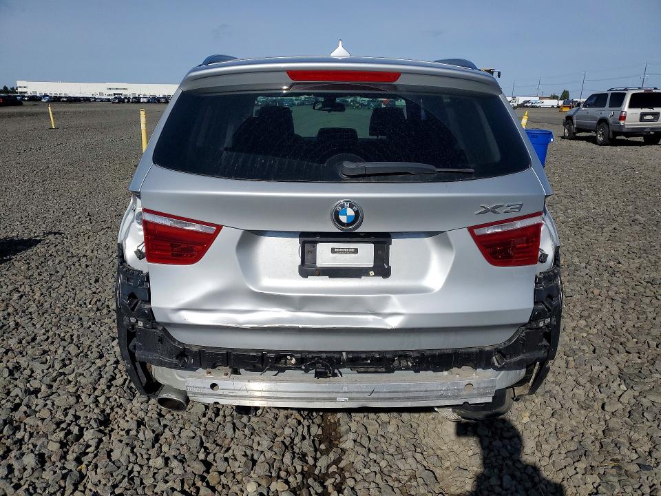 2016 BMW X3 VIN 5UXWY3C57G0N88242 COPART salvage auction — REAR END, WA, sold $4,900 on 2026-07-08 (photo 6)