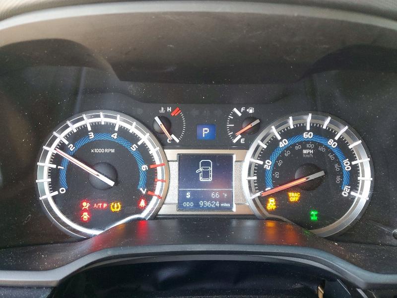 2018 Toyota 4runner VIN JTEBU5JR9J5555844 COPART salvage auction — FRONT END, Tx - Salvage Vehicle Title, sold $9,800 on 2026-07-22 (photo 9)