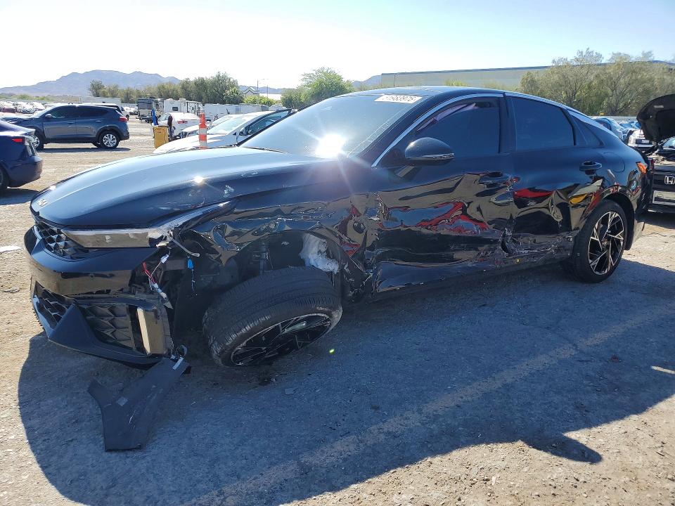 2025 Kia K5 VIN KNAG64J70S5374689 COPART salvage auction — SIDE, Nv - Salvage Title, sold $7,300 on 2026-07-16 (photo 1)
