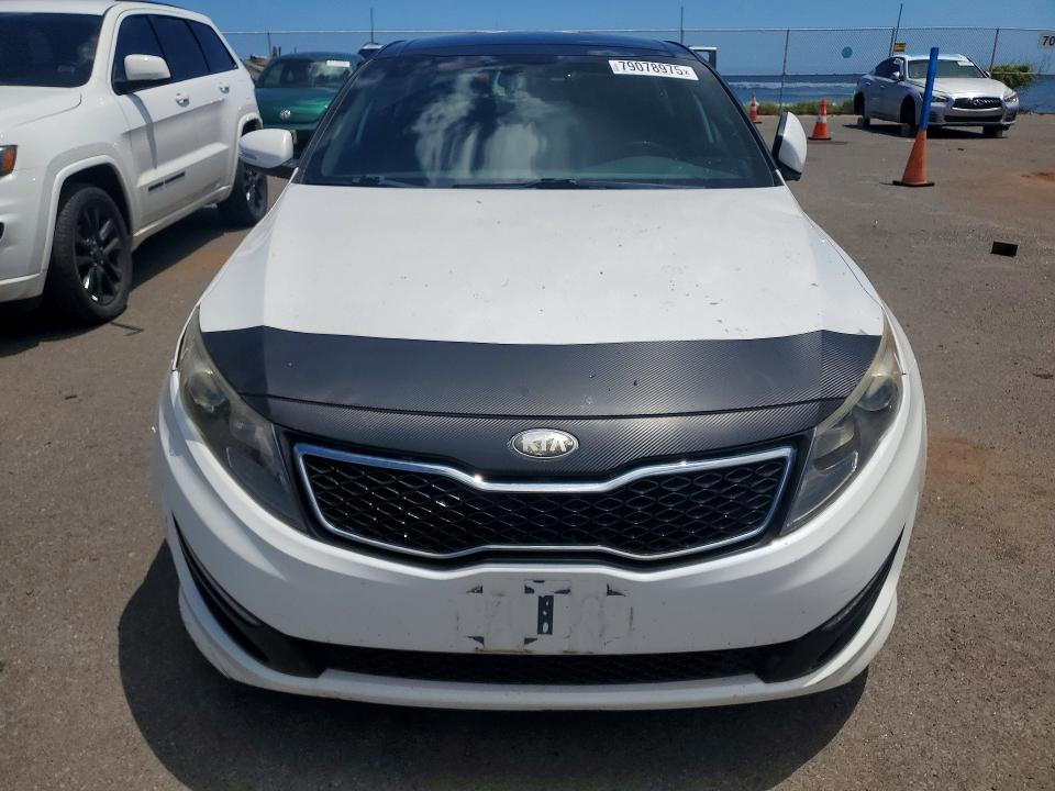 2013 Kia Optima VIN 5XXGR4A66DG206619 COPART salvage auction — FRONT END, Hi - Certificate Of Title, sold $25 on 2026-07-27 (photo 5)