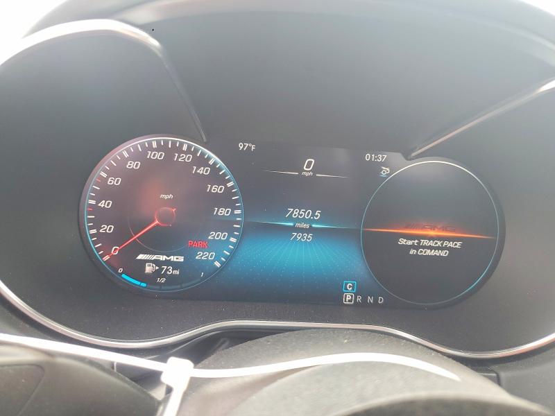 2021 Mercedes-benz AMG GT VIN W1KYK8CA5MA042380 COPART salvage auction — UNDERCARRIAGE, Salvage Title, sold $36,500 on 2026-07-24 (photo 9)