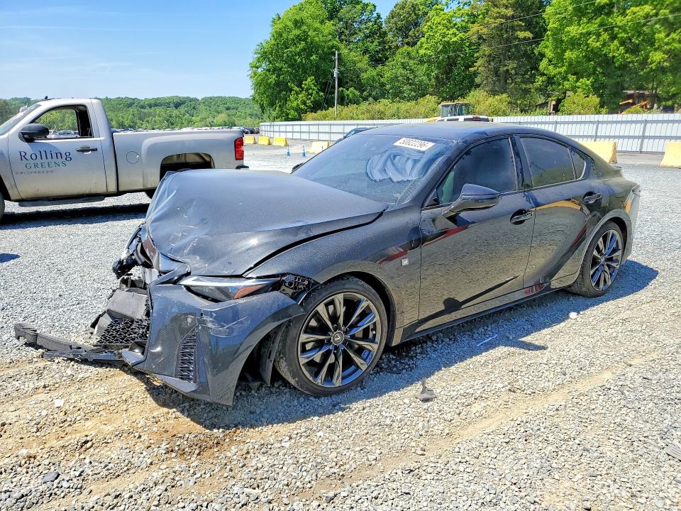 2025 Lexus Is 350 VIN JTHGZ1B20S5086519 COPART salvage auction — FRONT END, NC - SALVAGE CERTIFICATE OF TITLE, sold $12,000 on 2026-07-16 (photo 1)