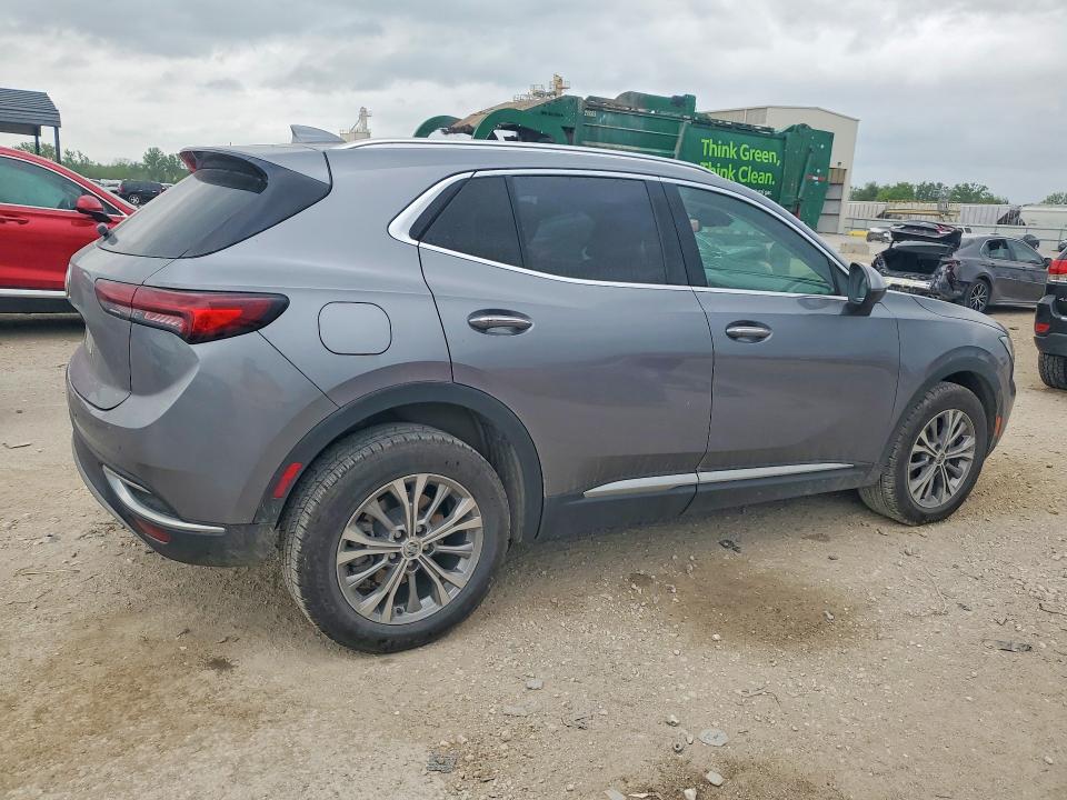 2022 Buick Envision VIN LRBAZLR41ND109566 COPART salvage auction — HAIL, Ks - Cert Of Title-Salvage, sold $5,700 on 2026-07-09 (photo 3)