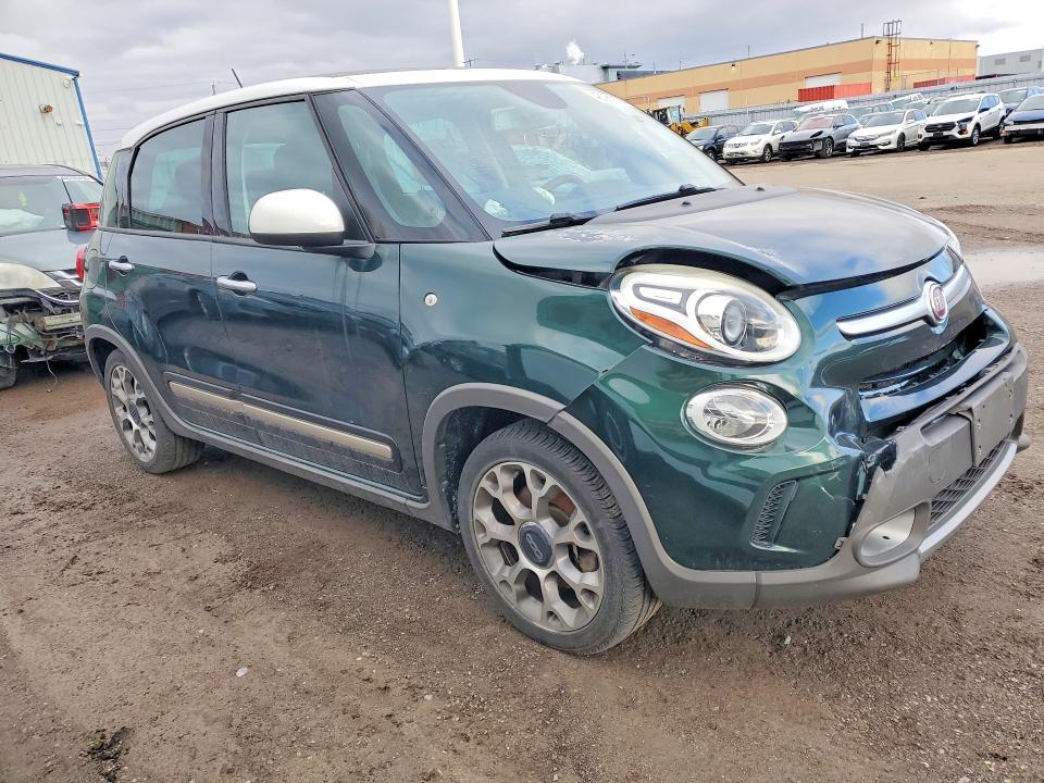 2014 Fiat 500 VIN ZFBCFADH2EZ025537 COPART salvage auction — FRONT END, Salvage Title, sold $200 on 2026-07-23 (photo 4)