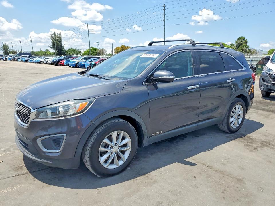 2017 Kia Sorento VIN 5XYPGDA52HG292350 COPART salvage auction — NORMAL WEAR, In - Certificate Of Title (P), sold $2,550 on 2026-07-02 (photo 1)