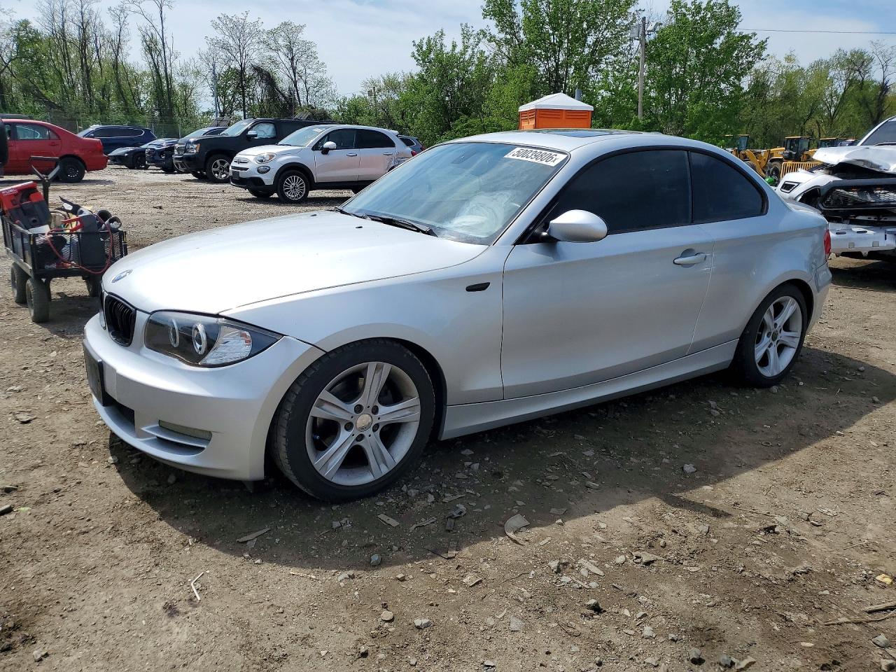 2009 BMW 1 Series VIN WBAUP73569VK74717 — COPART salvage auction photo