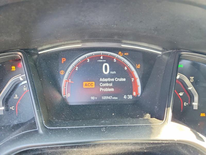 2021 Honda Civic VIN SHHFK7H42MU219553 COPART salvage auction — FRONT END, LA - CERT OF TITLE-SALVAGE, sold $3,750 on 2026-07-16 (photo 9)