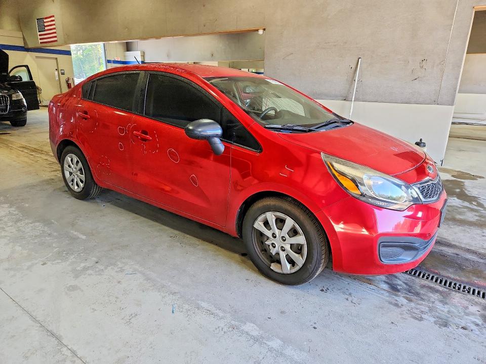2012 Kia Rio VIN KNADN4A31C6071659 COPART salvage auction — NORMAL WEAR, Id - Salvage Certificate Of Title, sold $700 on 2026-07-10 (photo 4)