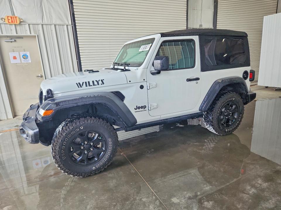 2021 Jeep Wrangler / VIN 1C4GJXAN5MW756585 — COPART salvage auction photo