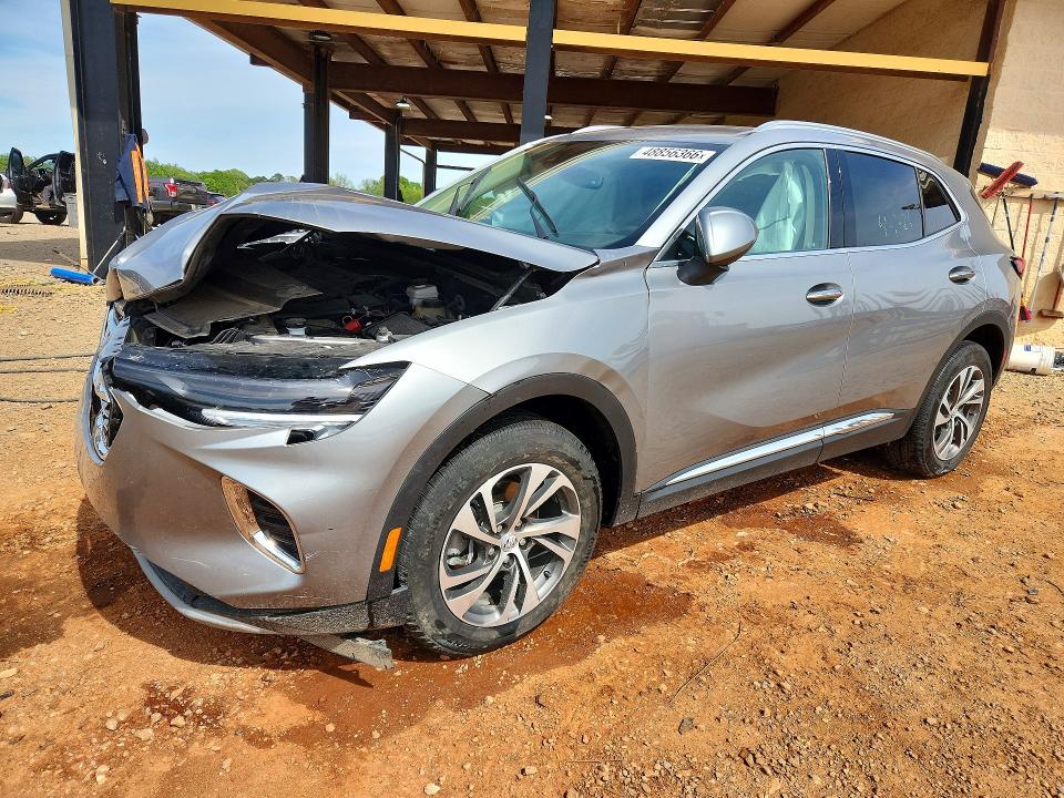 2023 Buick Envision VIN LRBFZNR47PD035641 COPART salvage auction — FRONT END, Al - Cert Of Title-Salvage Title, sold $2,450 on 2026-07-29 (photo 1)