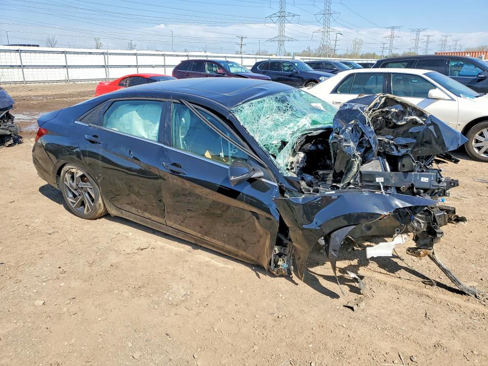 2025 Hyundai VIN KMHLP4DG6SU057270 COPART salvage auction — FRONT END, Il - Salvage Certificate, sold $1,950 on 2026-07-21 (photo 4)