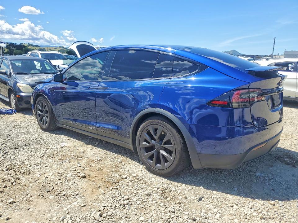 2023 Tesla Model x VIN 7SAXCAE58PF378663 COPART salvage auction — FRONT END, Ca - Salvage Certificate, sold $17,400 on 2026-07-16 (photo 2)