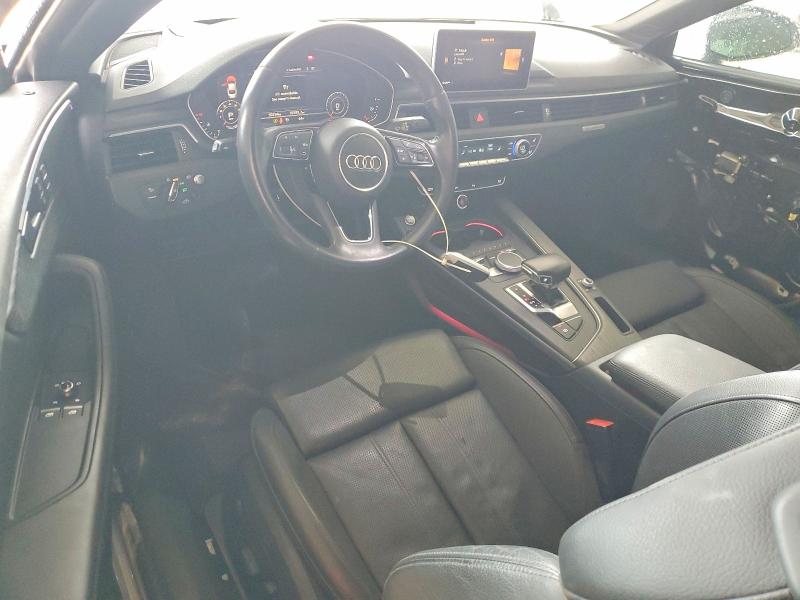 2018 Audi A5 VIN WAURNAF58JA093554 COPART salvage auction — SIDE, Tx - Salvage Vehicle Title, sold $6,000 on 2026-07-17 (photo 8)
