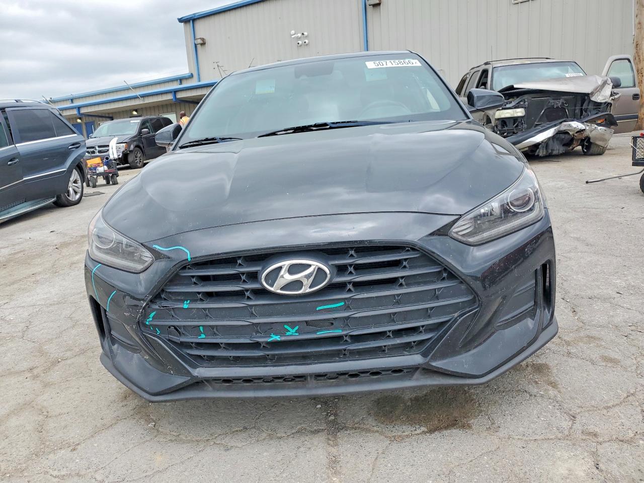 2021 Hyundai Veloster VIN KMHTG6AF4MU032801 COPART salvage auction — Rear End, ID - SALVAGE CERTIFICATE OF TITLE, sold $2,400 on 2026-07-09 (photo 5)